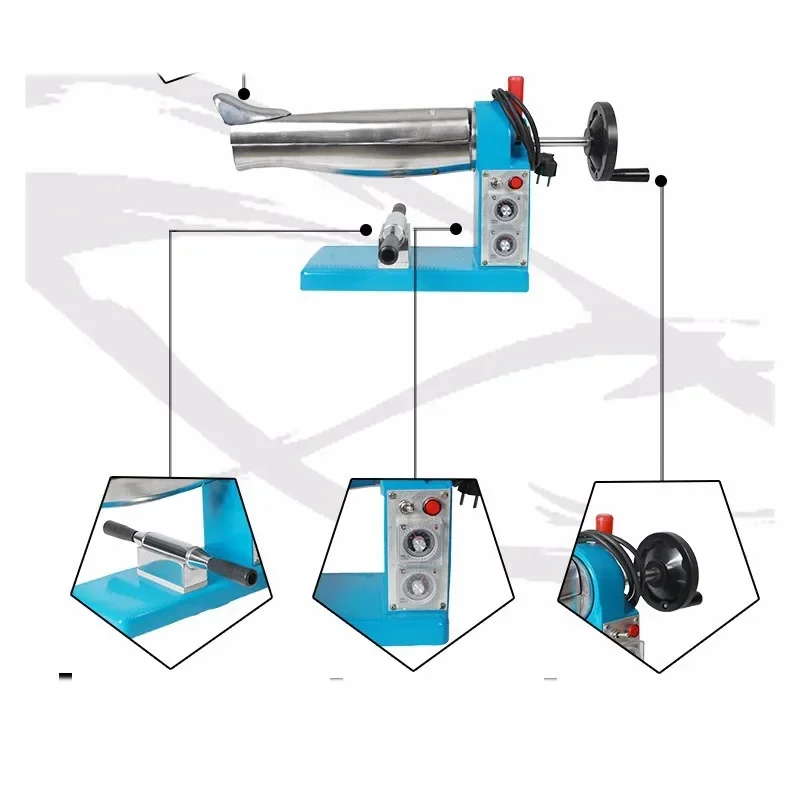 Nueva máquina moldeadora de botas grande, máquina de eliminación de arrugas con manivela, soporte para calzado con calefacción, equipo para hacer calzado, Repa