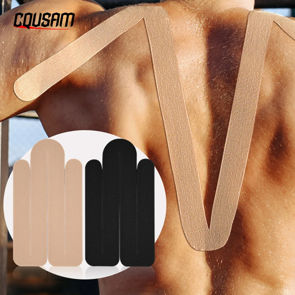 

5PCS Precut Kinesiology Tape for Shoulder Neck, Waterproof and Breathable Sports Tape, Kinesiology Tape Supports Shoulder