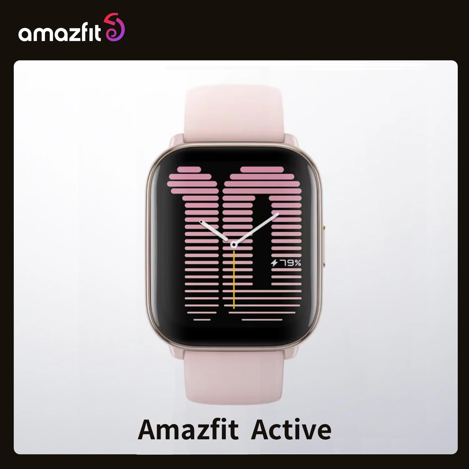 Relógio Inteligente Amazfit Active 42mm - Design Super Leve, Bateria de Longa Duração de 14 Dias, Compatível com Android/iOS, Sem Caixa