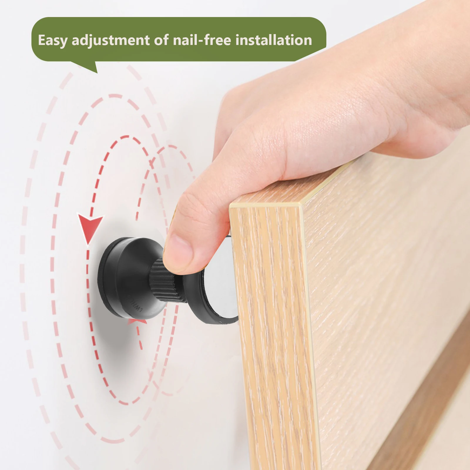 

2 Pcs Furniture Parts Headboard Stabilizer Anti Shake Tool Bed Frame Fixing Device Wall Mount Adjustable