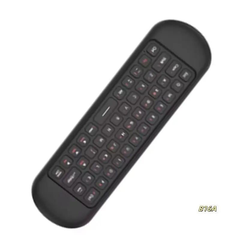 Air Mouse Remote Control Giroskop Nirkabel Backlit Mini Keyboard Mode Ganda BT5.2 7 Warna Lampu Latar