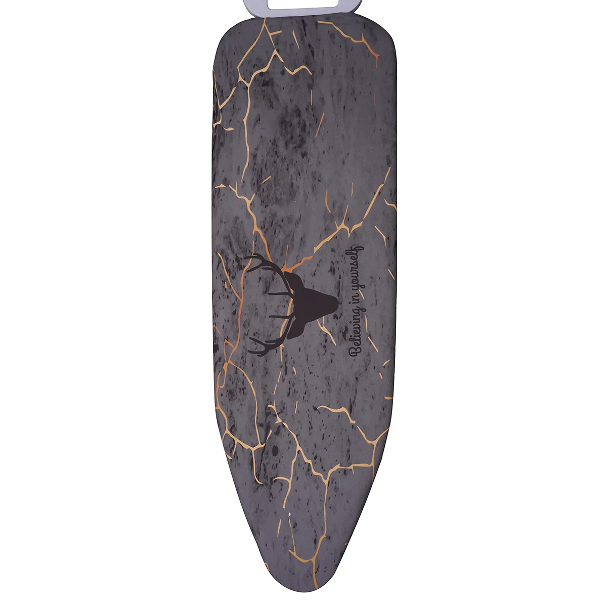 

Stylish Large Ironing Board Cover Marble Pattern Canvas Cotton Stain Resistant Replacement Pad Home Use Fast