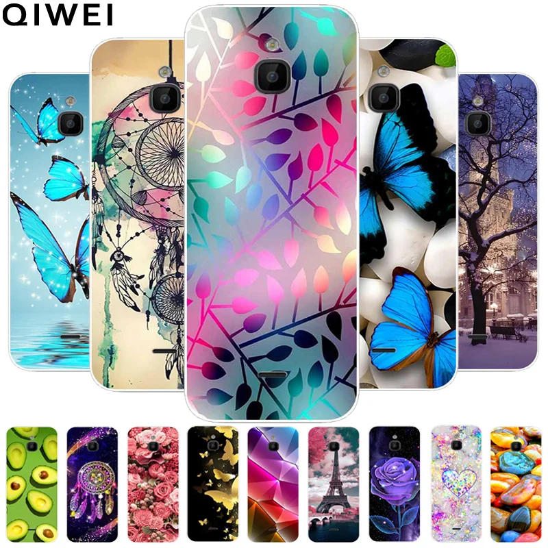 For Nokia 6300 Case Painted TPU Soft Silicone Phone Back Cover for Nokia 6300 4G Protective Shockproof Capa Luxury Fashion Clear