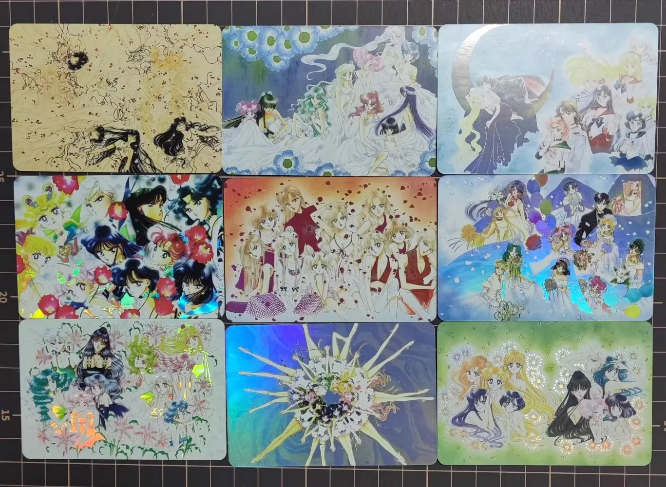 Sailor Moon Chibiusa Mizuno Ami ACG Diy Self Control Collect Signature Trading Flash Card Anime Cartoon Original Series Gift