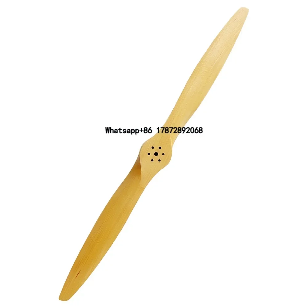 

Hot Sell Beechwood Propeller With Engine Hole 28 30 32 34 36 40inch Wooden Propeller for Gas RC Model Airplane Engine