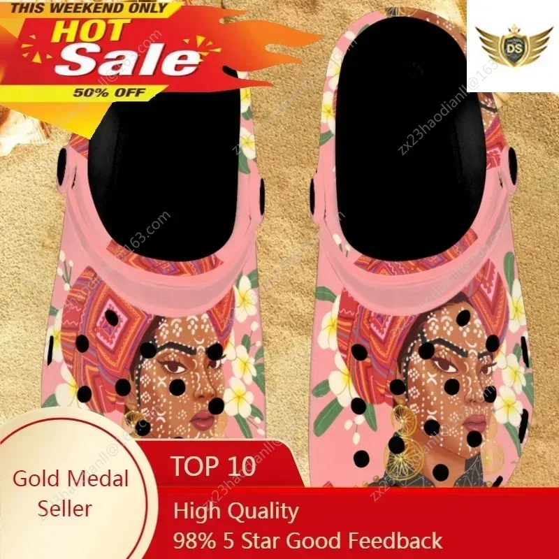 

Philippines Women Pattern Summer Hole Shoes Lightweight Wading Slippers Breathable Adults Hiking Sandals Zapatos