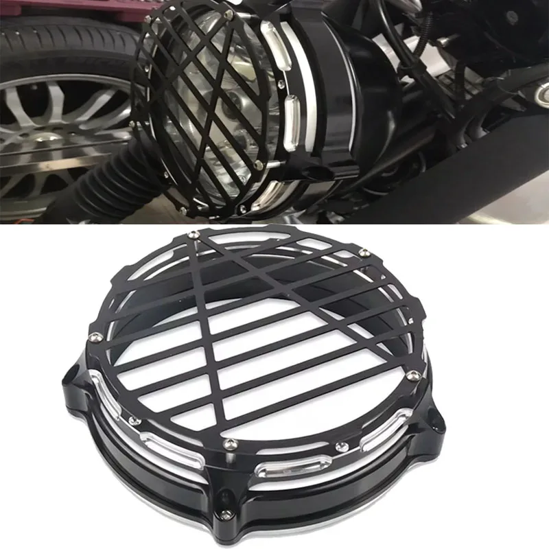 

Motorcycle CNC Front Headlight Grille Lamp Guard Cover Net Protector For R Nine T R nineT RnineT RNINET Scrambler