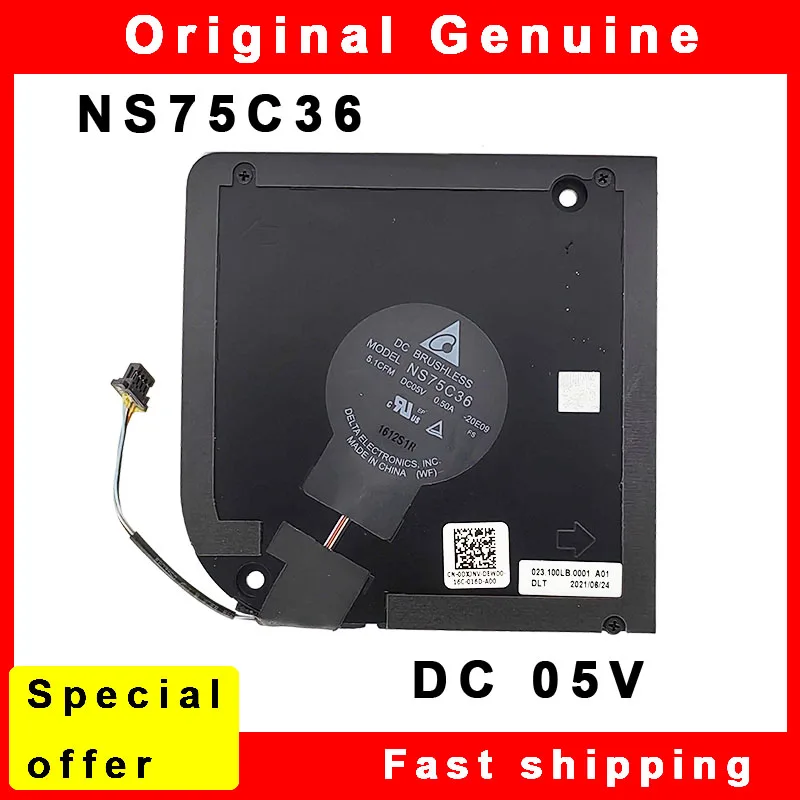 New Laptop CPU Cooling Fan Cooler For DELL Latitude 15 5520 Precision 3560 Radiator NS75C36 20E09 5.1CFM  0DXJNV DXJNV