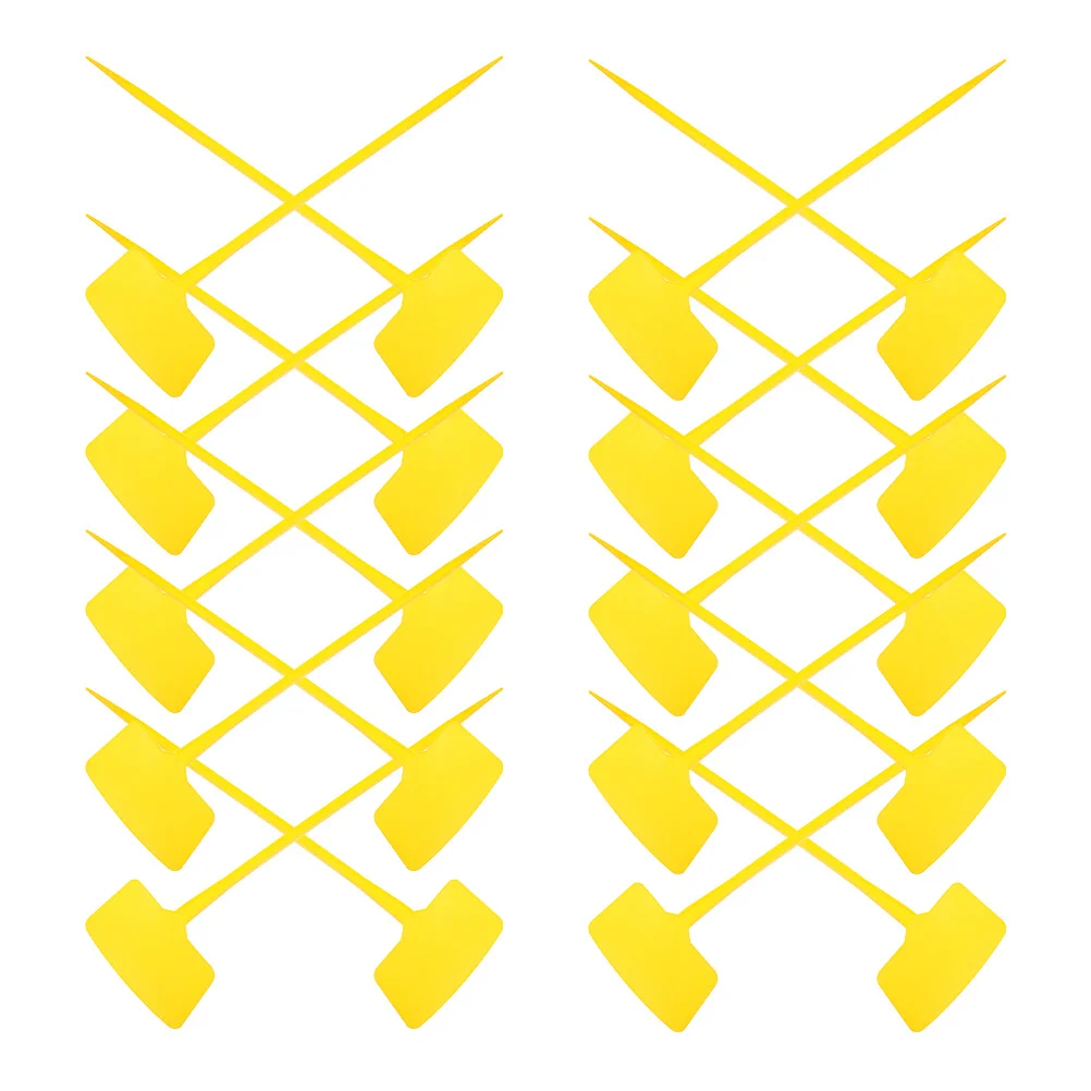 

20 шт., бирки для садовых растений, угловые таблички с бантом, прочные пластиковые маркеры, уличные этикетки для овощей, цветов, этикетки для растений