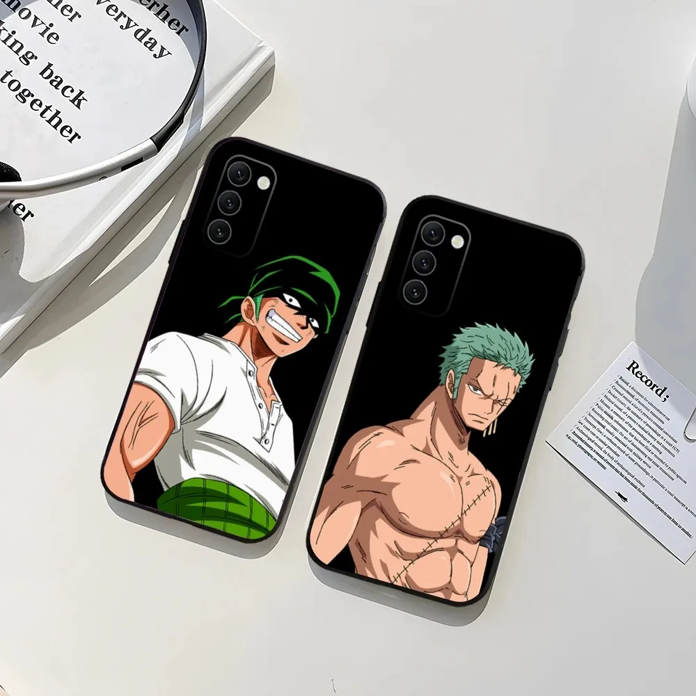 R-Roronoa Z-Zoro One P-Piece Phone Case For Samsung Galaxy A13,A21s,A22,A31,A32,A52,A53,A71,A80,A91 Soft TPU Protective Cover