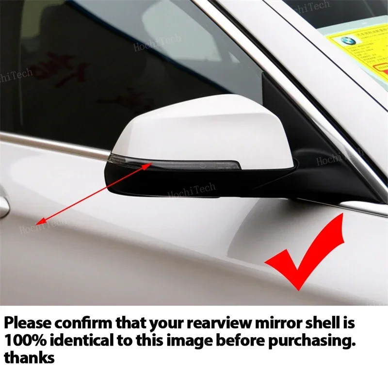 M5 style Carbon Fiber Look Black Rearview Side Mirror cover Caps for BMW 5 6 7 Series F10 F11 F18 F07 F12 F13 F06 F01 F02 LCI