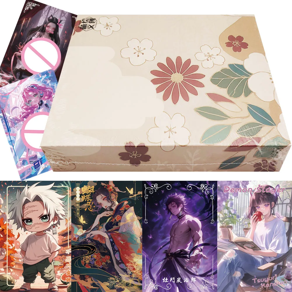 

Demon Slayer Acrylic Color Paper Collection Cards Surprise Creative Unique Personality Anime Character Trend Peripheral Card Toy