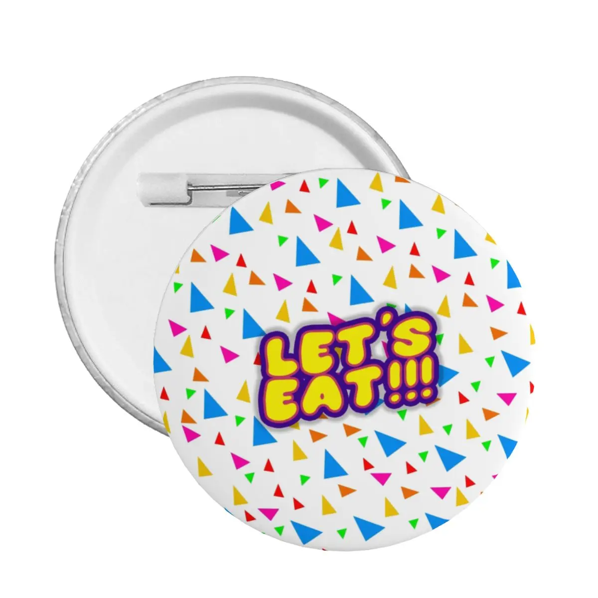 Let Is Eat TV Movie Pin Badge Bags Pinback Buttons Brooch Boyfriend Gift