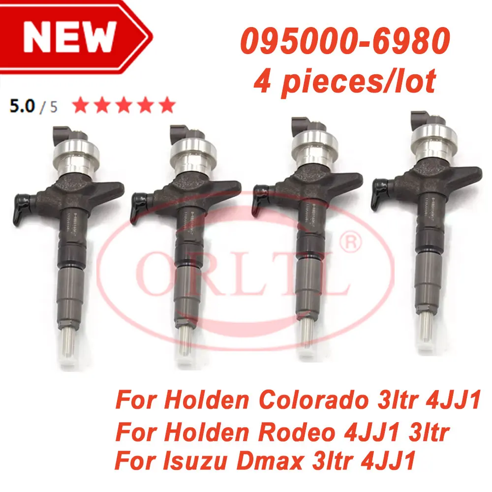 

4PCS High Quality Common Rail Diesel Injector 8-98119228-3 8-98011604-5 095000-6980 For Isuzu 4JJ1 Engine Injector 8981192283