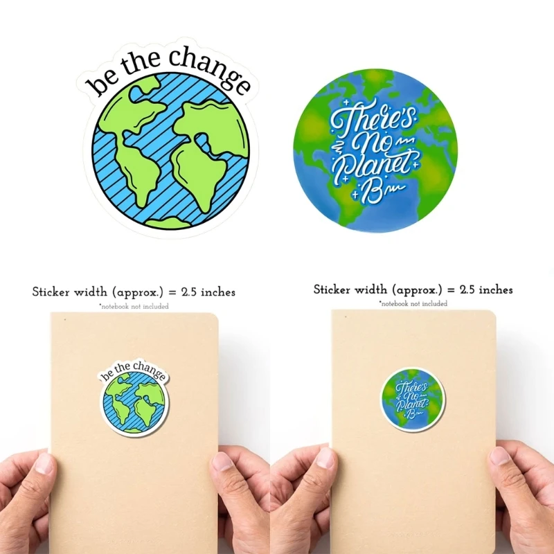 Креативные декоративные наклейки «Земля», упаковка из 40 шт., подходят для украшения дома и офиса, покажите свою любовь к и