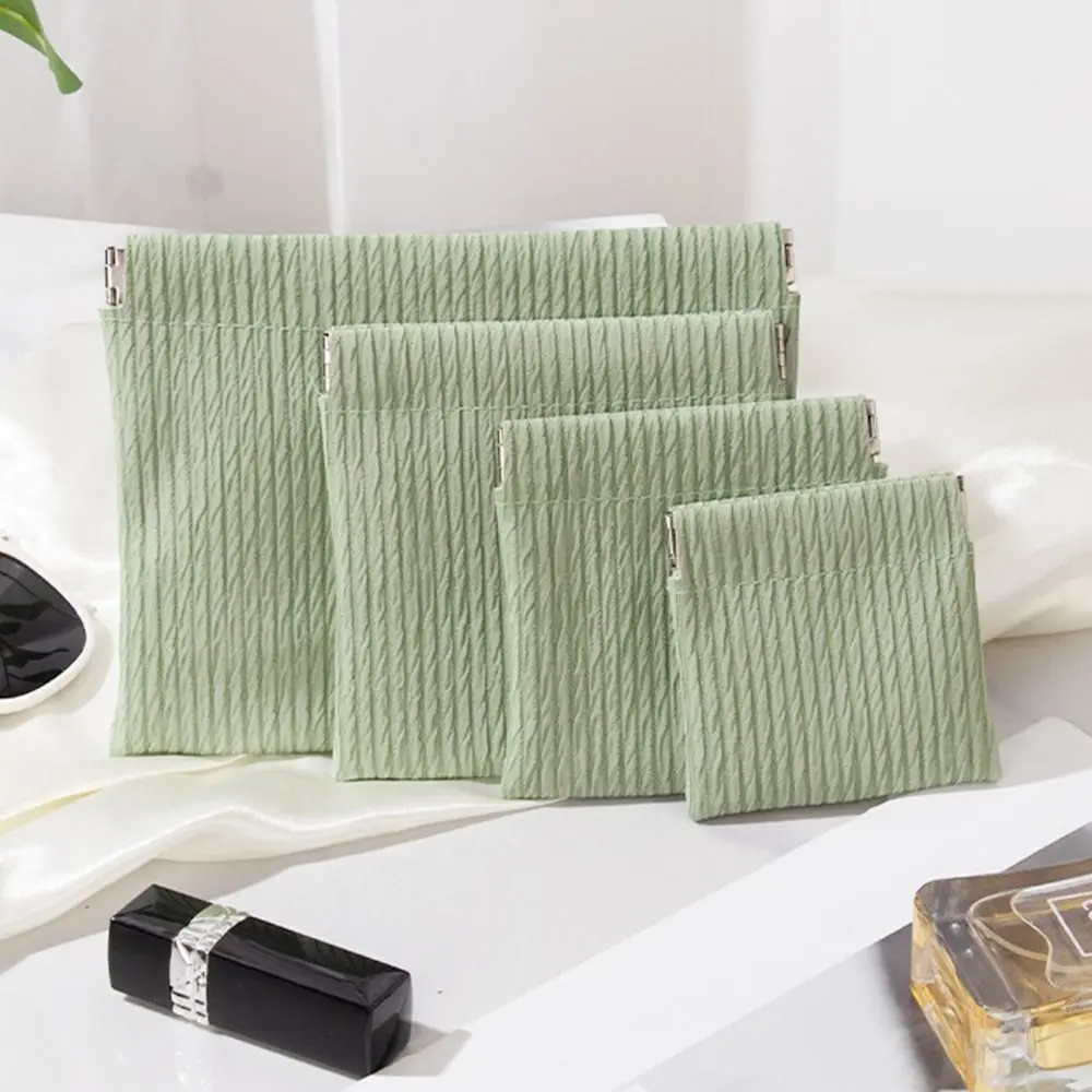 

Fashion Portable Lipstick Makeup Bag Mini Simple Jewelry Handbag Travel Cosmetic Organizer Pouch for Women Girls