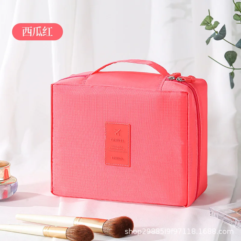 فتاة جديدة حقيبة مستحضرات تجميل الترفيه السفر سعة كبيرة حقيبة غسيل تخزين مستحضرات التجميل أكياس حزمة متعددة الوظائف للمرأة