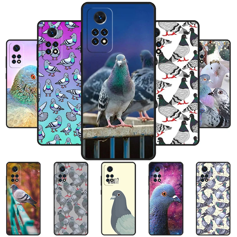 Pigeon Galaxy - Funny Bird Photo Phone Case For Redmi Note 11 EPro 11S 10T 9S Promax 8 Pro Xiaomi Mi 11 12X 12S Ultra Cover