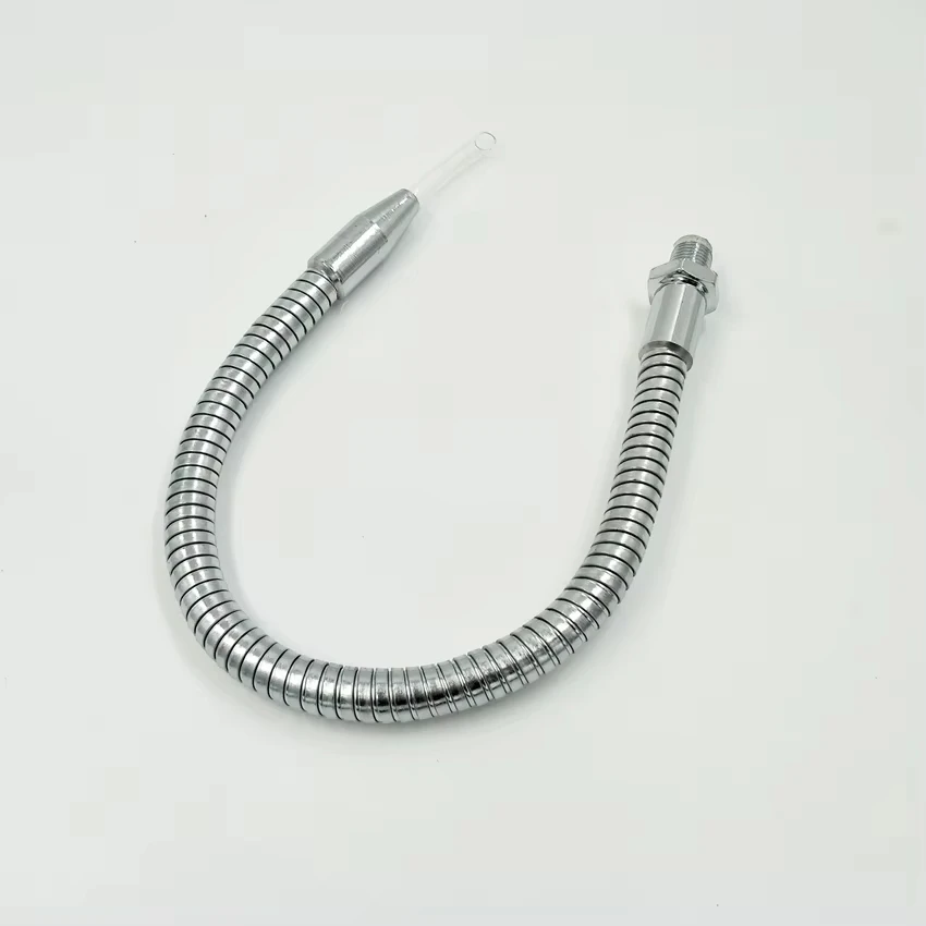 1pcs  G1/4-400mm Metal Cooling Tube/ Water Cooling Pipe Round Nozzle OD 14mm