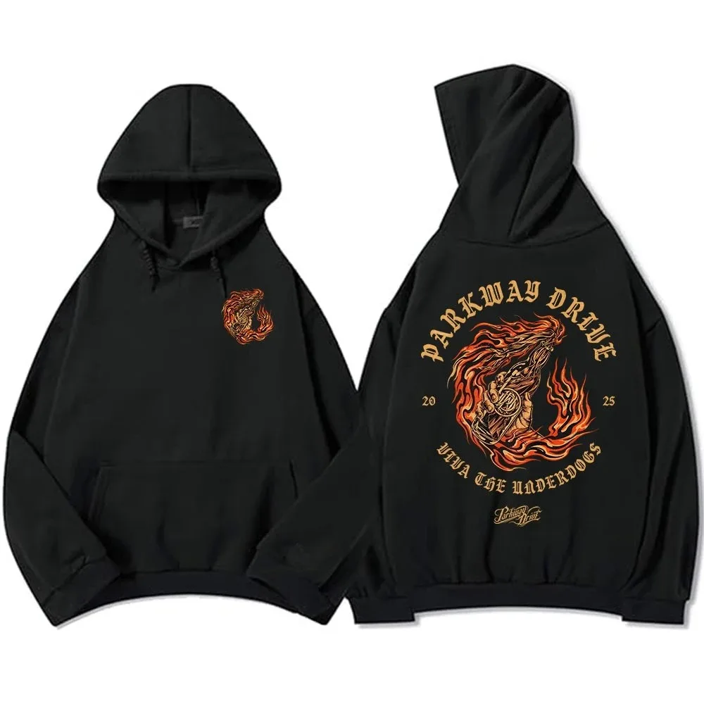 

Metal Core Rock Band Parkway Drive Скелет Маяк Толстовки с готическим принтом Мужчины Женщины Толстовки с длинным рукавом Пуловер большого размера