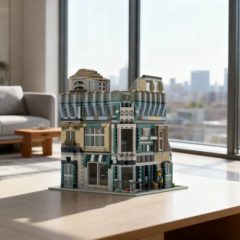 

2674pcs MOC Animal Shelter Modular Streetscape Model Building Blocks DIY Gift Creative Collectible Display Decor Premium Adult