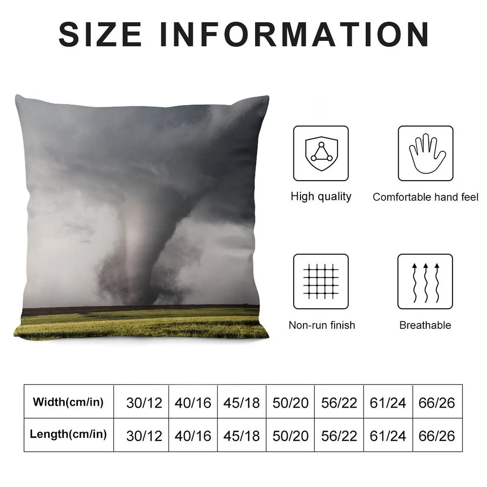 Tornado On The Ground Throw Pillow Plaid Sofa pillow pillowcase pillow