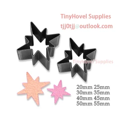 20mm-100mm Polaris star shape Steel Rule Die Cut, Steel Cutting Mold for Leather, Steel Punch -Cutter for leather crafts
