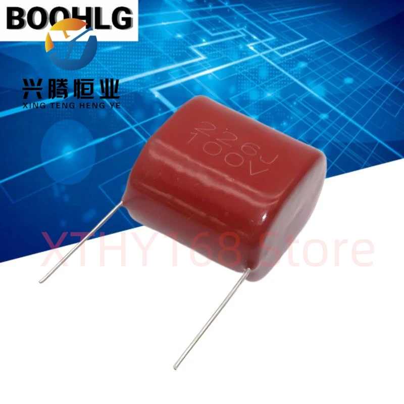 

2 шт. 100V226J 22 мкФ шаг 27,5 мм 22000NF 100 В 226 226J CBB полипропиленовый пленочный конденсатор