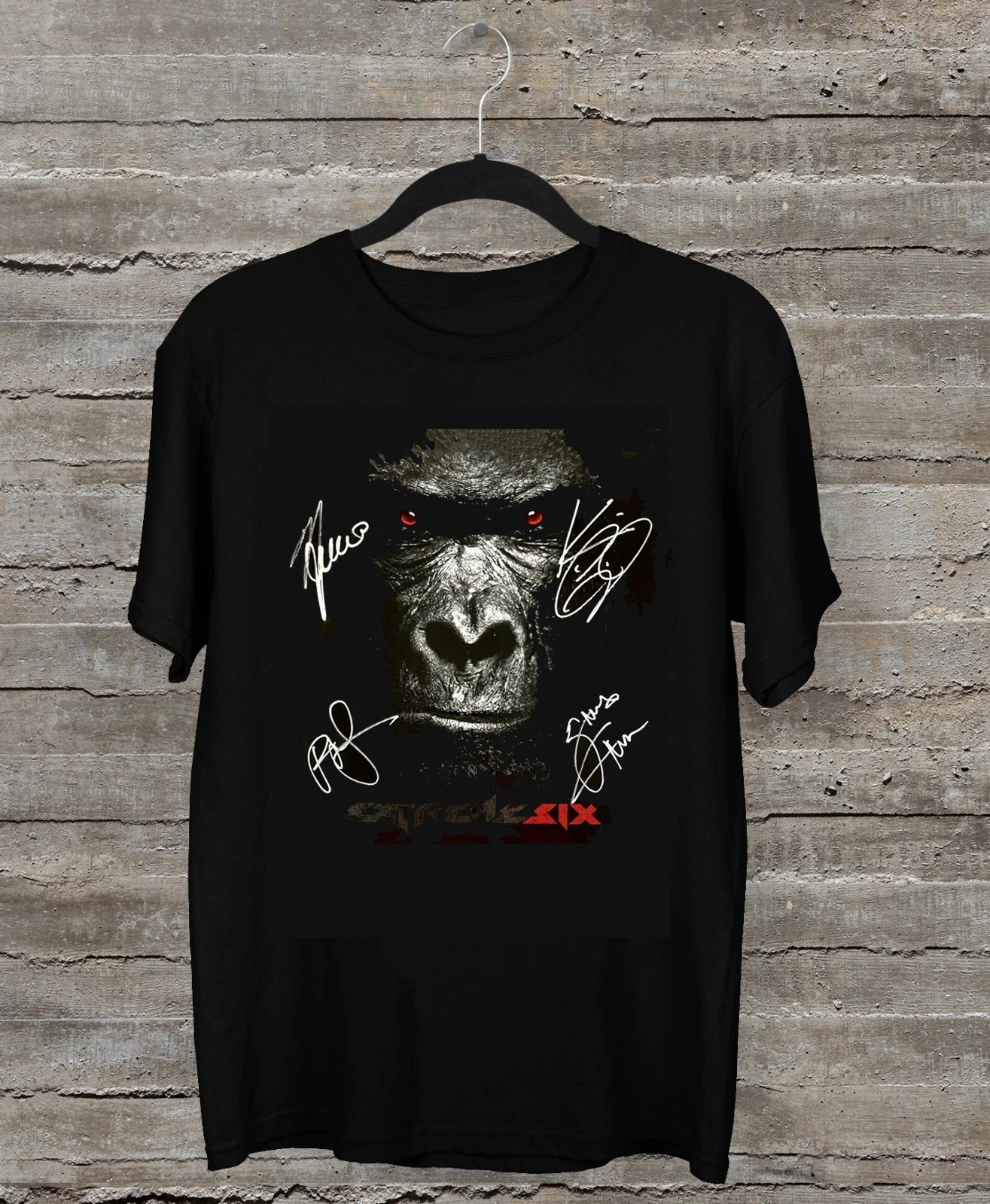 Extreme Band Signed Six Limited Edition T-shirt Classic Men Clothing