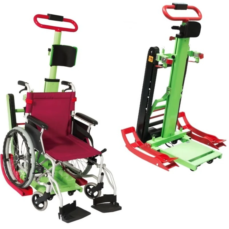 

Electric Track-Type Stair Climbing Machine Powered Wheelchair Lift for Elderly Car Docking Home & Clinic Use