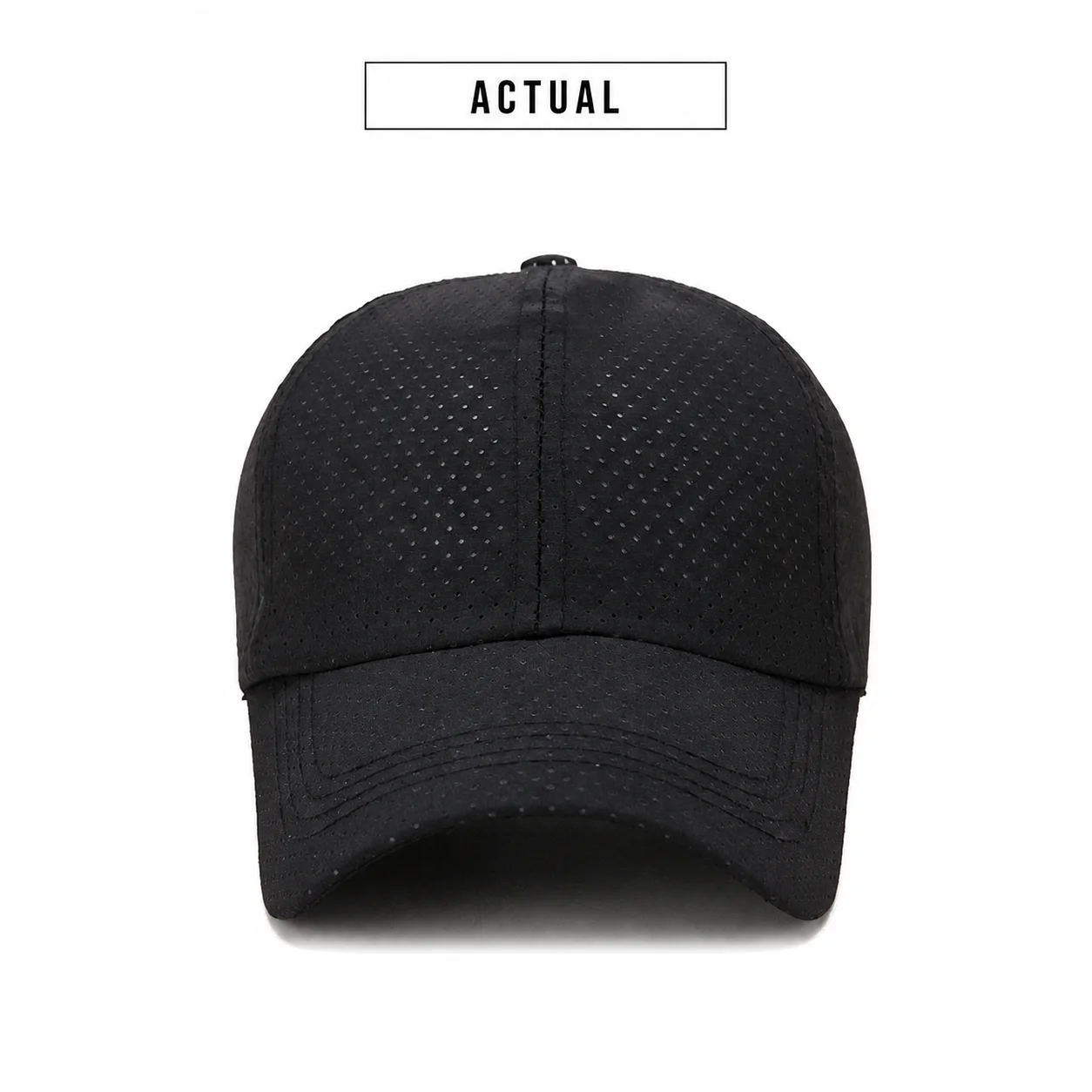 Baseballmütze, verstellbar, für Herren, Outdoor-Mütze, UV-Mütze, perforierter Sonnenhut für den täglichen Gebrauch, Outdoor-Sport, Angeln – Detail 13