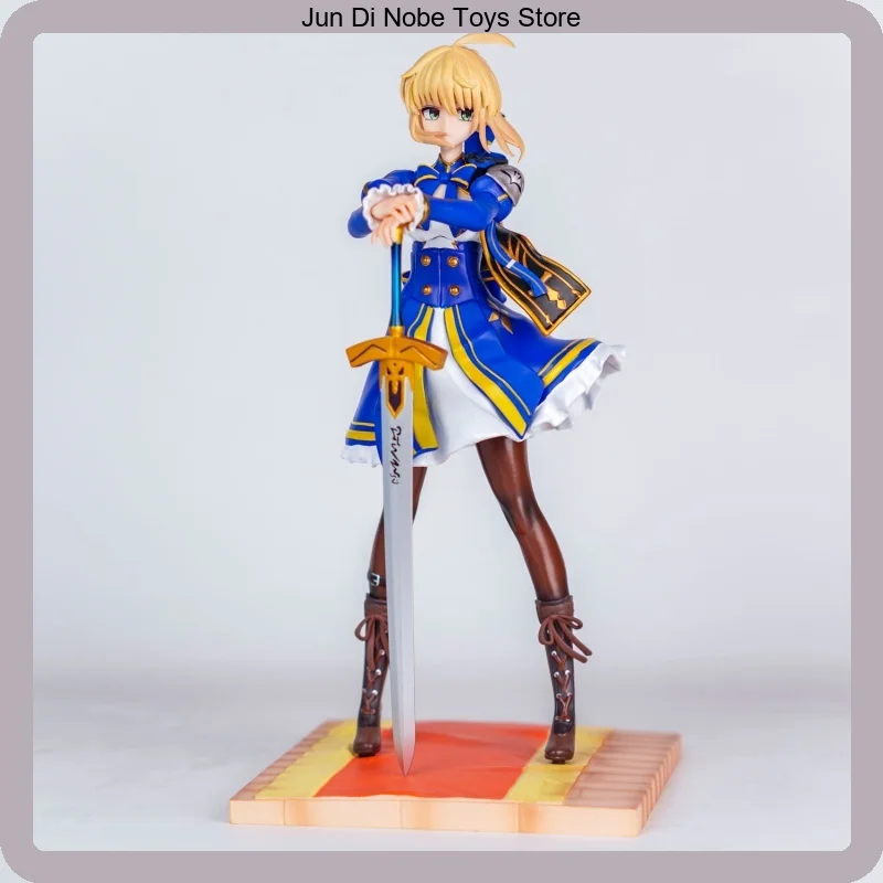 24-センチメートルセイバーアルトリアペンドラゴンスタンディングポーズアニメフィギュアモデル大型像コレクションデスクトップ装飾飾りおもちゃギフト