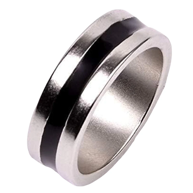 1 pcs magischer schwimmender Ring Zaubertricks unsichtbarer schwimmender Effekt schwimmender Ring silberweißer magischer Magier Nahaufnahme Straße