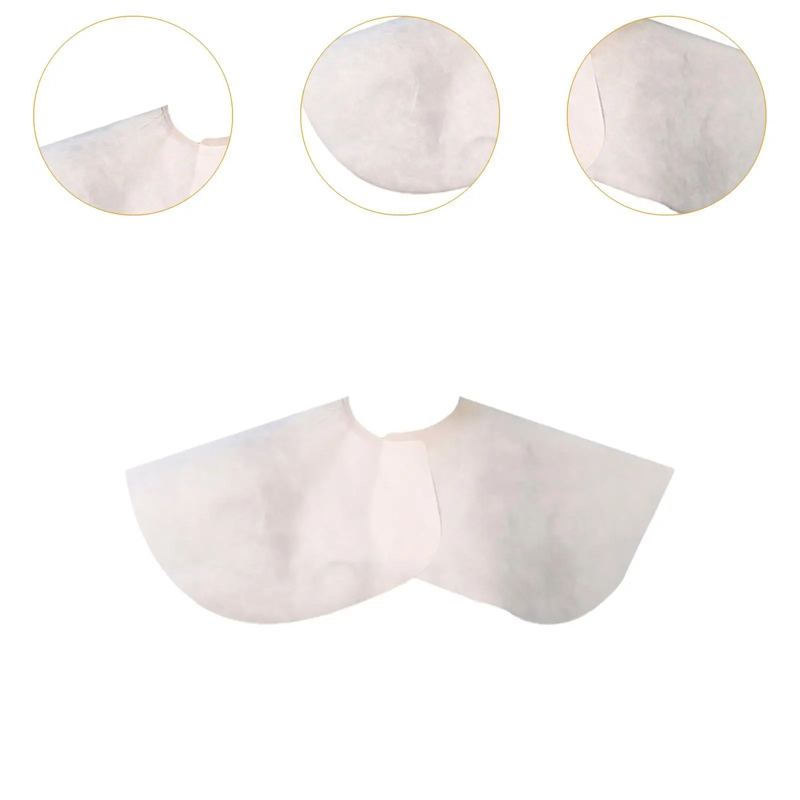 50 قطعة من ملحقات كيب الصالون للاستعمال مرة واحدة لكرسي صالون التجميل للبالغين