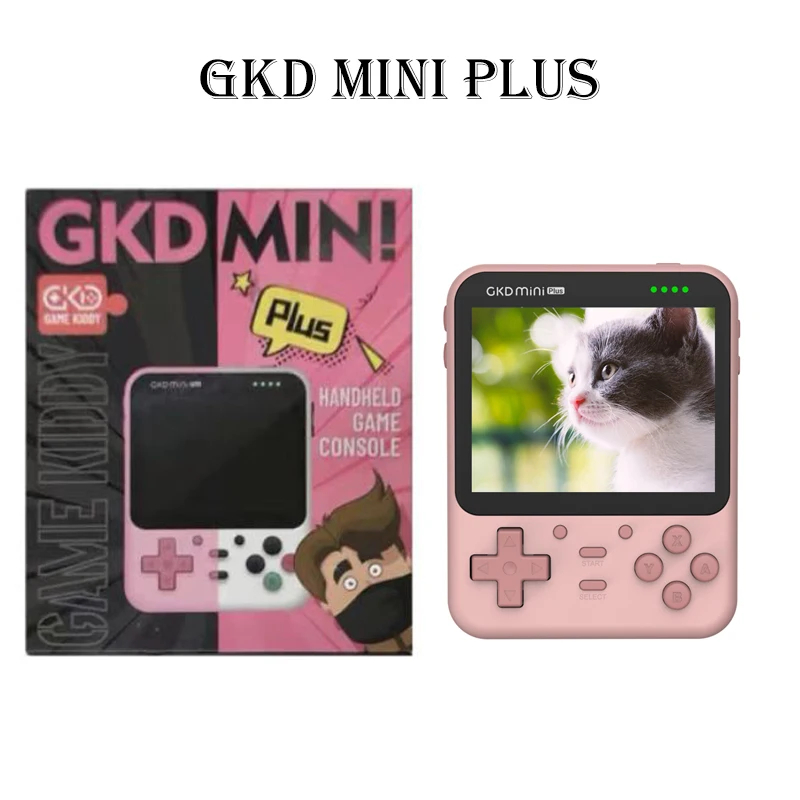 

Ретро консоль GKD Mini Plus с новым рисунком, игровые консоли для видео, экран 3,5 дюйма IPS, ZPG, игровые консоли с открытым исходным кодом, детские подарки