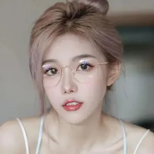 Light anti-blue vintage glasses for men and women, myopia glasses, prescribed glasses, less dioptra, 1.0, 0.5to-6.0, luxury 6 Main Sales Grade Glass - №6