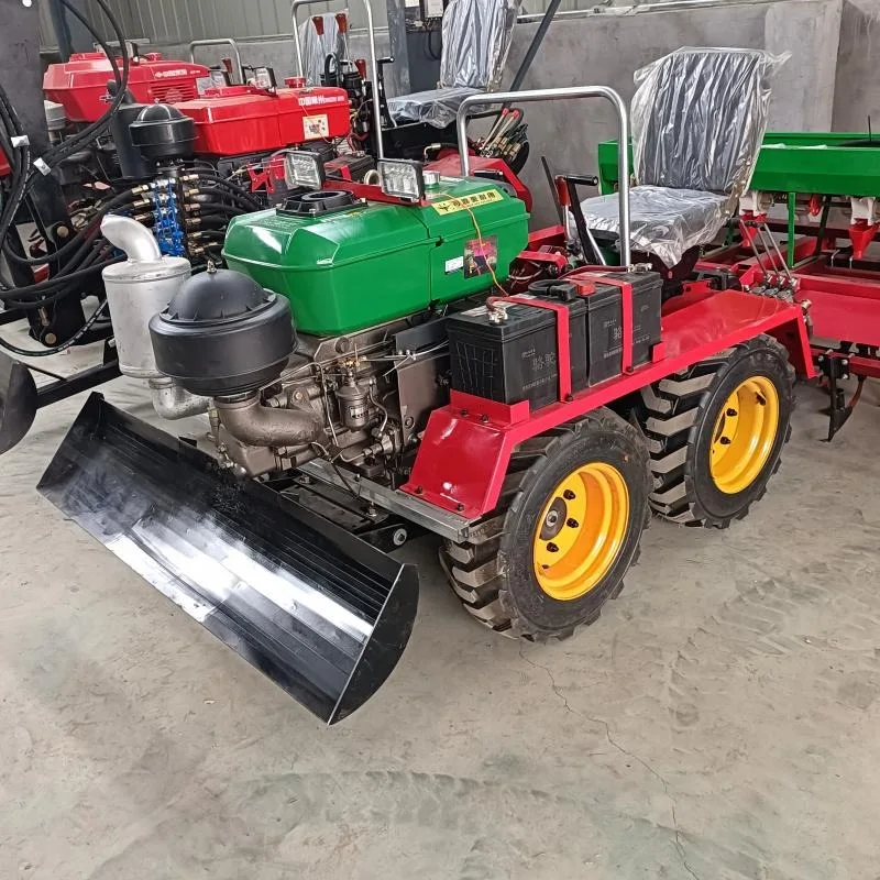 All-purpose Seated Crawler Rotary Tiller For Daily Farm Cultivation And Soil Management Tasks