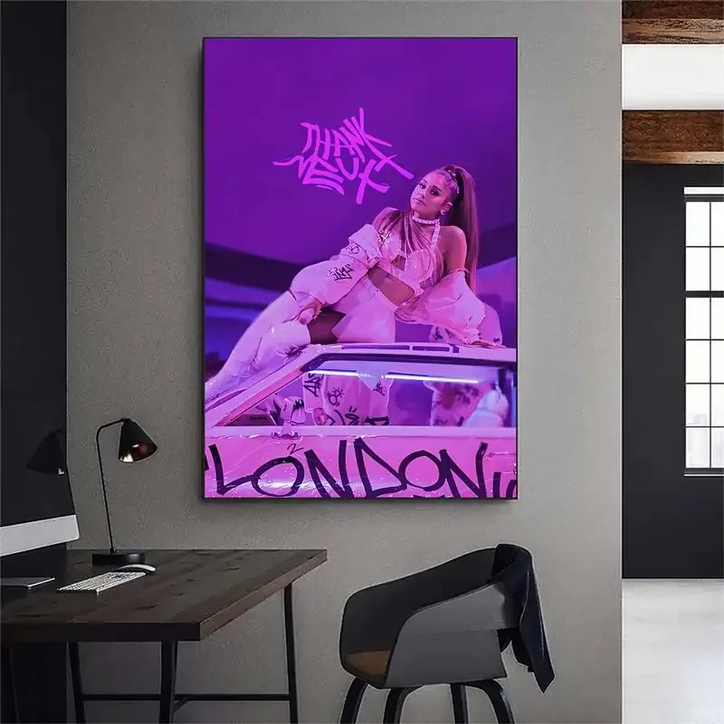 Ariana Singer Grandes POSTER Poster Prints Wall Pictures Living Room Home Decoration Small