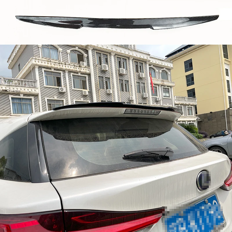 For Lexus CT200 CT200H 2011-2020 Year Hatchback Roof Spoiler PU Plastic Carbon Look Black Rear Wing Body Kit Accessories Styling