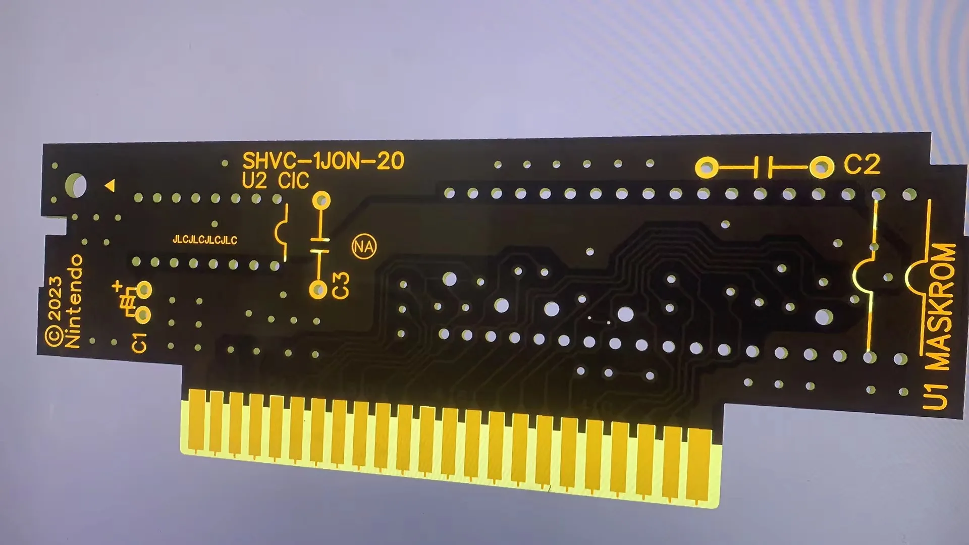SNES SFC لعبة عارية PCB ريترو بطاقة الألعاب اللوحة الرئيسية خرطوشة استبدال دعم فلاش