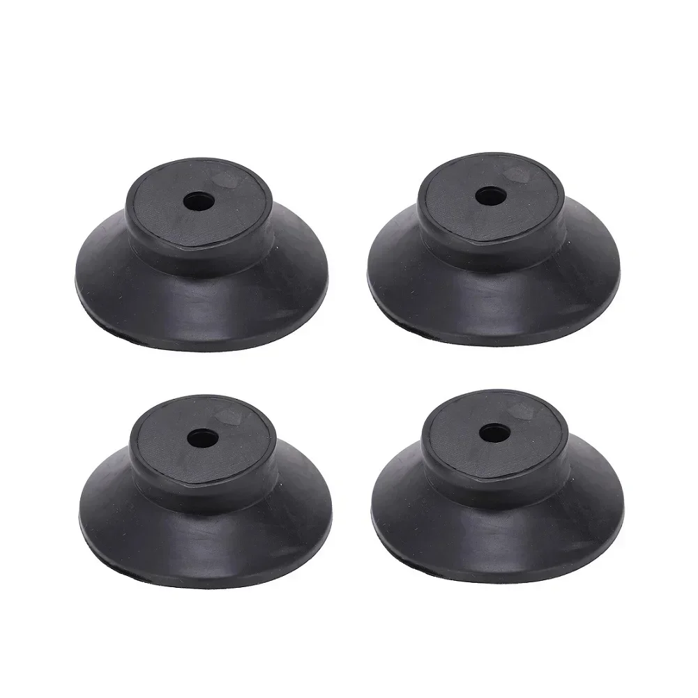 

4pcs Air Compressor Black Rubber Pad Replacement Foot Pads M6 Vibration Isolator 44*20mm Air Compressor Pad Spare Parts
