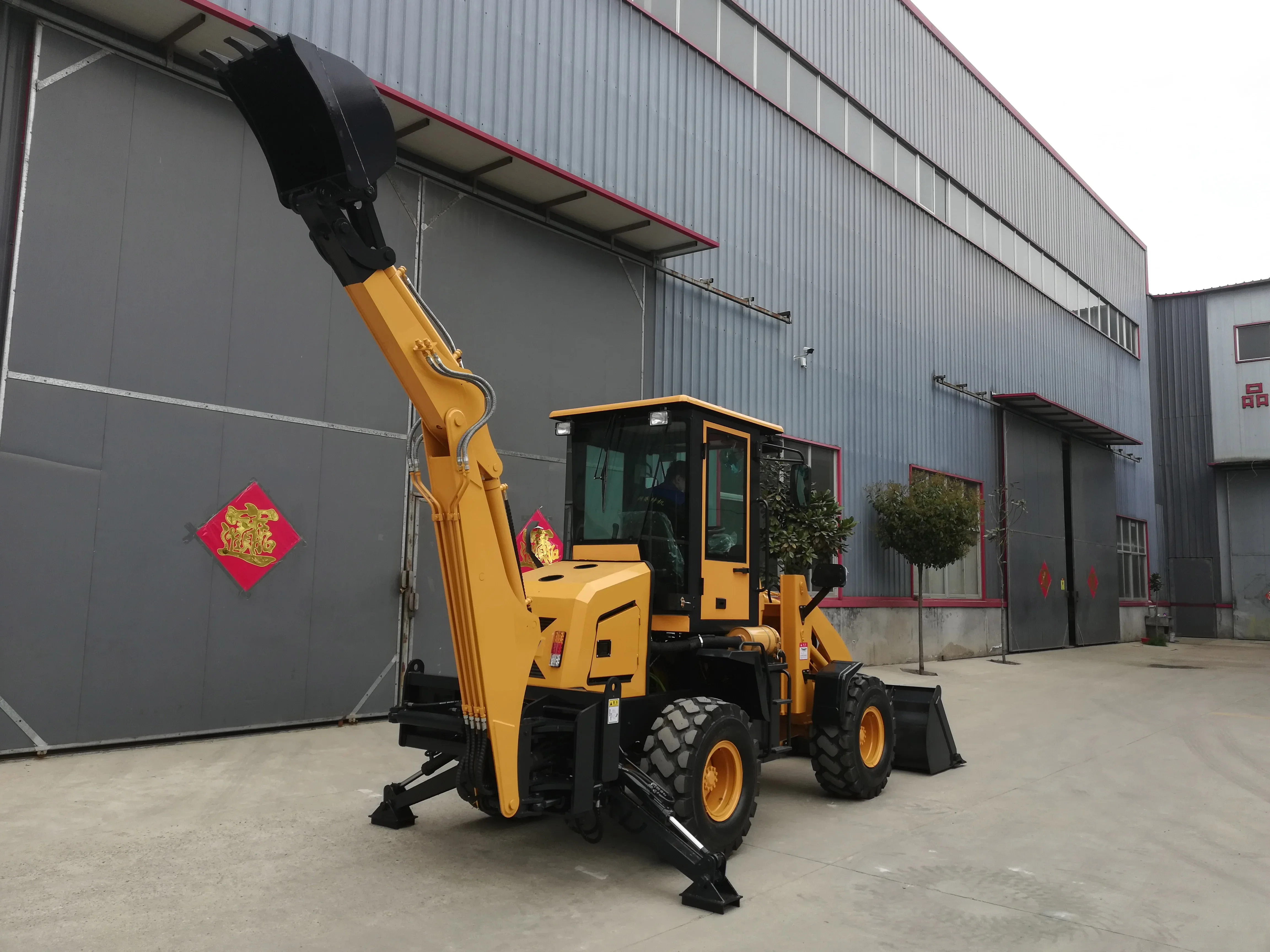 Mini Retroescavadeira Trator, Escavadeira com Máquina Digger, Preço