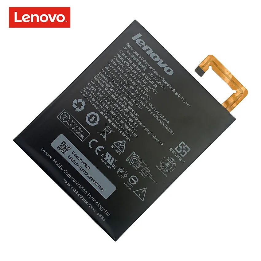 100% Original 4290mAh L13D1P32 For Lenovo Lepad A8-50 A5500 Tab S8-50 TB3-850F TB3-850M Batteries Bateria