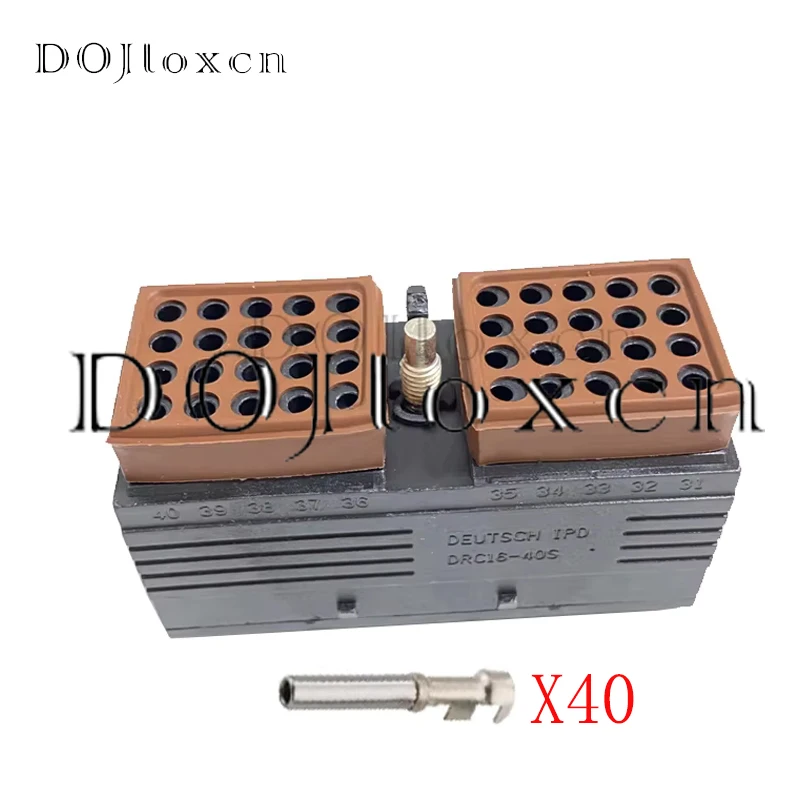 

1/5 Sets 40 Pin DRC16-40SE DEUTSCH Automobile Connector DRC16-40SA Female Electric Plug Socket Original Authentic With Terminal
