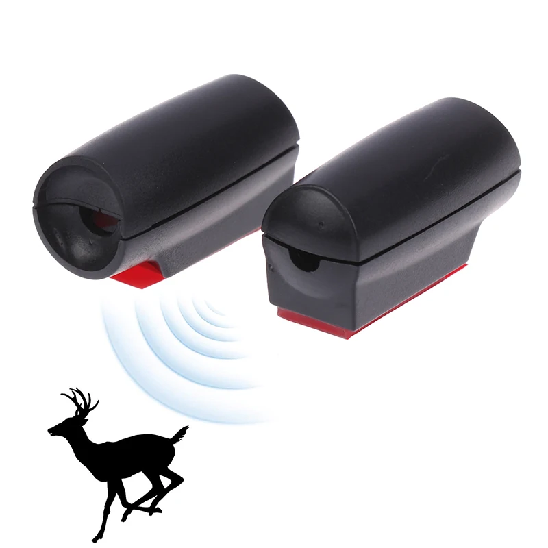 ABS Anti Collision Siren Deer Repeller Ultrasonic Wave Wild Animals Avoid Warnings Suitable For Most Cars Alert Equipment