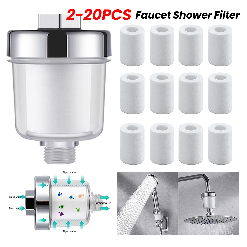 

Универсальные наборы для очистки воды: фильтр для кухонного крана, душа и ванной комнаты, 5-микронный полипропиленовый хлопковый фильтр для фильтрации воды в ванной.