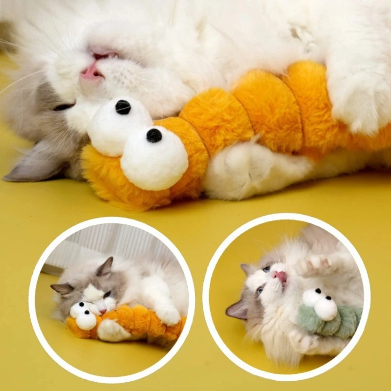Caterpillar Catnip Plush Cat P - Catnip Toys recension och pris