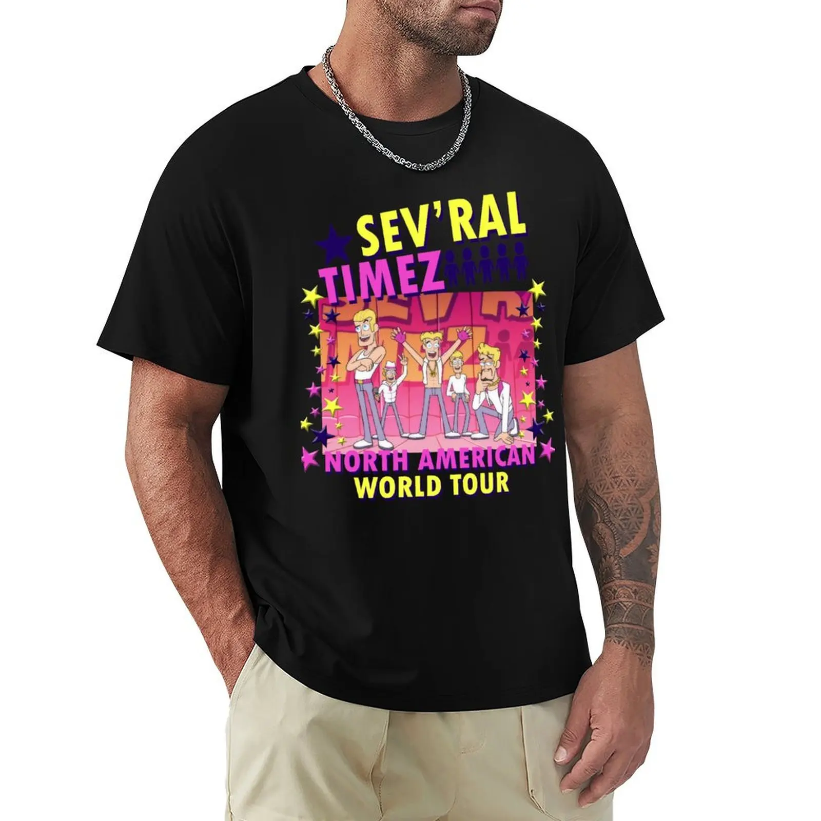 Sev'ral Timez Tour Merchandise T-Shirt Quick Dry Fishing T-Shirt