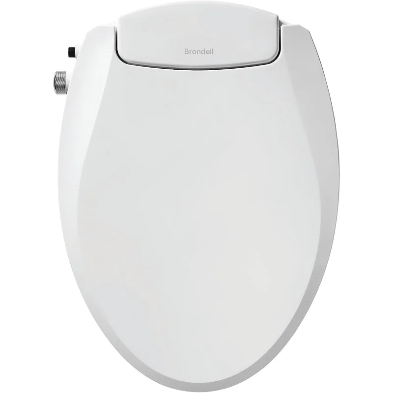 

Toilet Seat Non-Electric Swash Ecoseat, Fits Elongated Toilets, White - Dual Nozzle System, Ambient Water Temperature