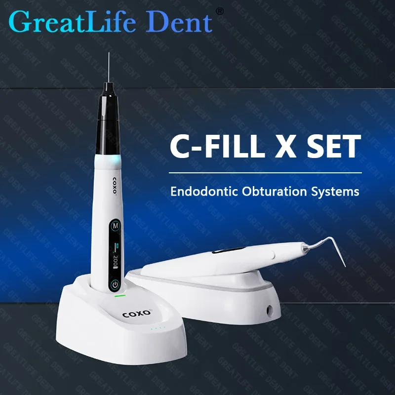 GreatLife Dent COXO C-FILL X Set Endodontic Obturation System Hot Tooth Filling System Wireless Endodontic 3D Filling Endodontic